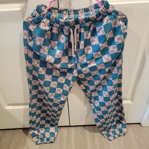 Checkered Gg Pattern Pants